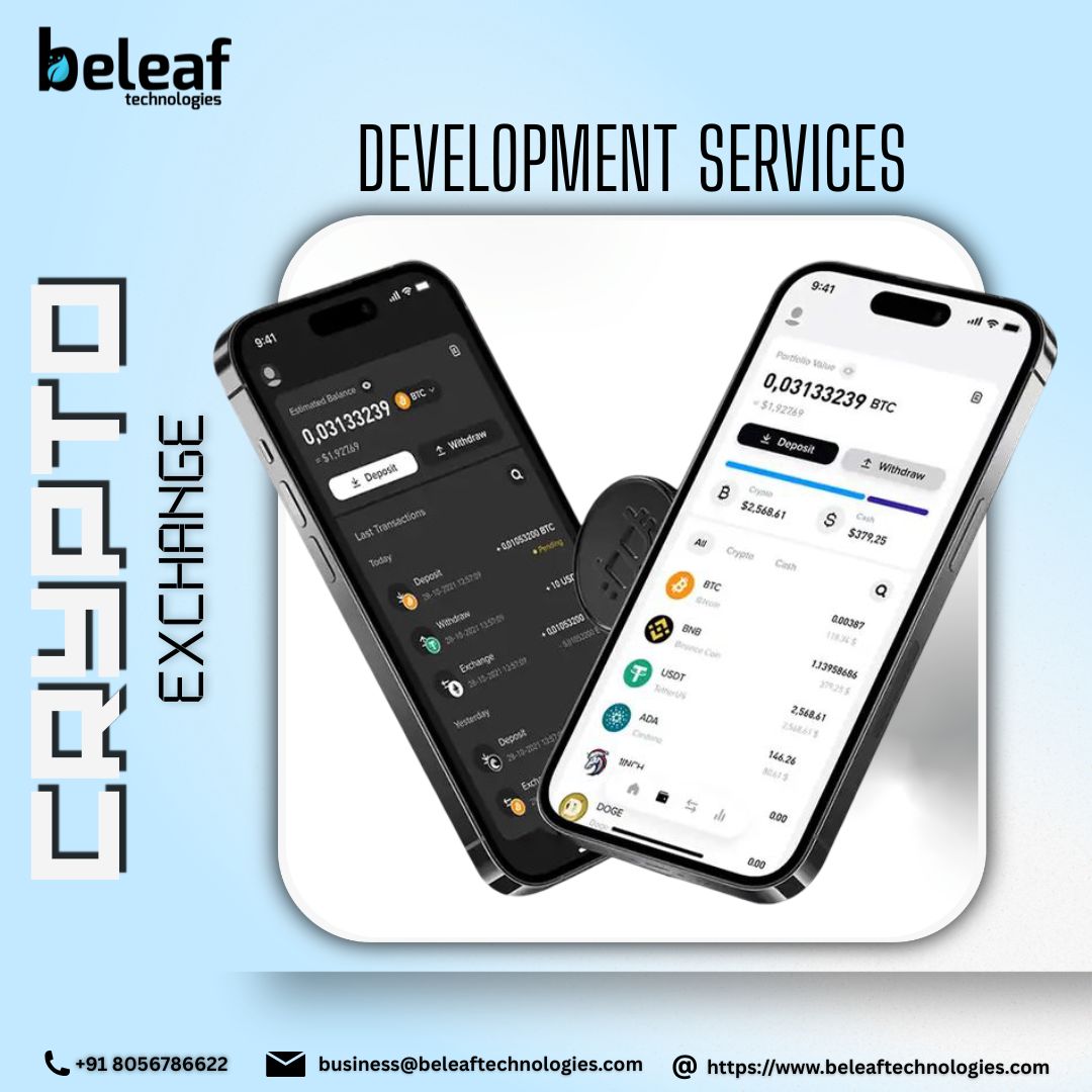 Crypto Exchange Development Services for Startups & Enterprises